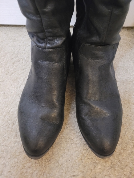 Thigh High Lace Up Boots | Black - Picture 5 of 5